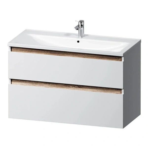 Тумба под раковину подвесная Am.Pm X-Joy 100 см белый глянец M85AFHX1002WG (детальная фотография), подвесная, пристенная