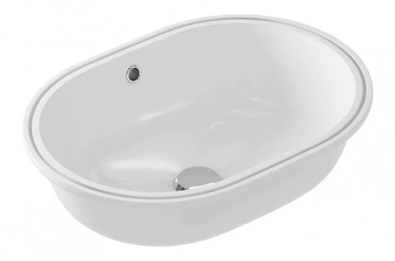 Раковина Cersanit Caspia 55 см белая, встраиваемая P-UM-CAS55/1 (детальная фотография)