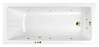Ванна гидромассажная Whitecross Wave 160 x 70 см, SMART NANO, золото, белый, 0101.160070.100.SMARTNANO.GL