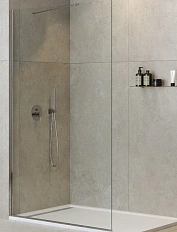 Душевая перегородка Cezares Liberta 140 см профиль хром