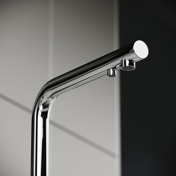 Смеситель для питьевой воды Sancos Foster хром SC4014CH (детальная фотография), высокие, из латуни, округлая форма, для питьевой воды с фильтром