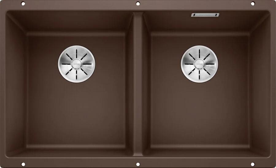 Мойка для кухни, цвет кофе, Blanco Subline 350/350-U 523583 (детальная фотография)