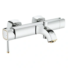 Смеситель для ванны, хром-золото, Grohe Grandera 23317IG0