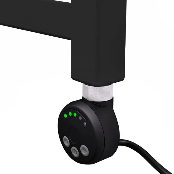 Полотенцесушитель электрический Lemark Bellario LM68810EBL 50х80 см из нержавеющей стали (детальная фотография), лесенка, вертикальные