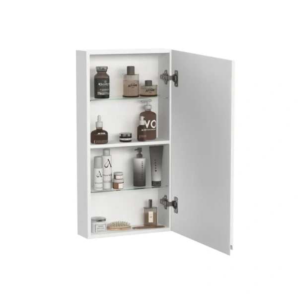 Зеркальный шкаф Cersanit Moduo 40 см белый SB-LS-MOD40/Wh (детальная фотография), современные, hi-tech