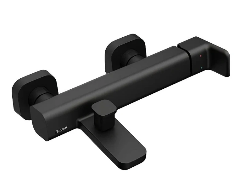 Смеситель для ванны Ravak 10° Free TD F 022.20/150 черный X070152 (детальная фотография)