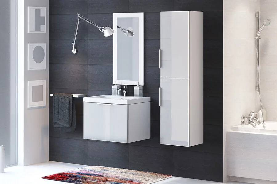 Раковина мебельная OWL 1975 Cersanit Como 70 см белая S-UM-COM70/1-w (детальная фотография) index_2