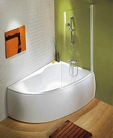 Ванна акриловая Jacob Delafon Micromega Duo Chromo 170 х 105 см, слив-перелив и каркас в подарок, левая/правая