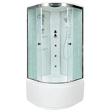 Душевая кабина Deto EM 100x100 см с высоким поддоном