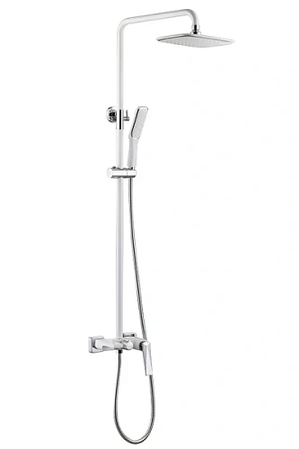 Душевая стойка Boheme Venturo белая/хром - фото 4