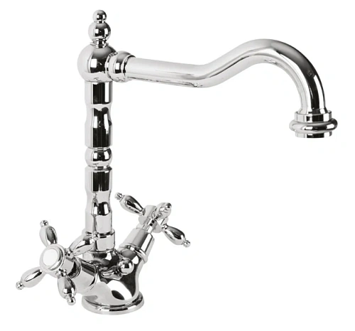 Смеситель для раковины Cezares Golf с донным клапаном, хром - фото 1