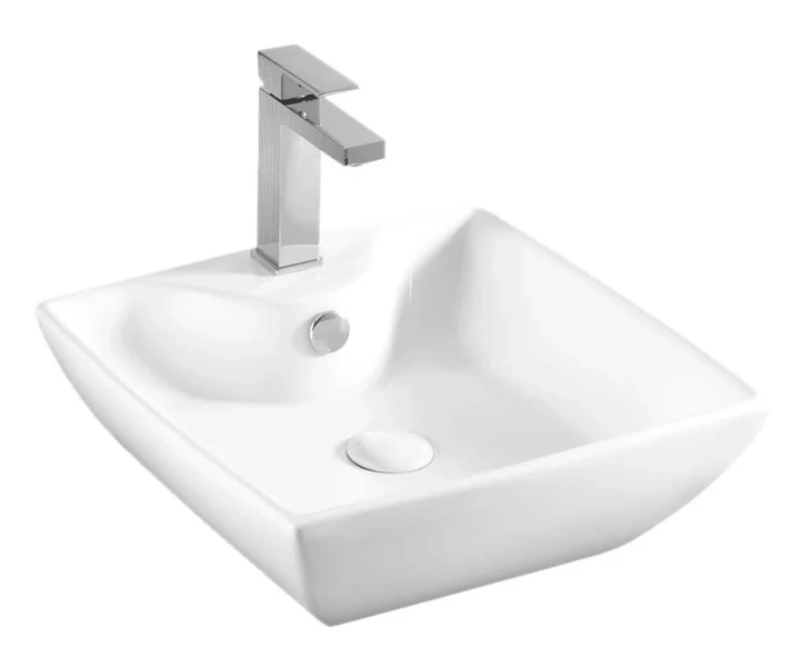 Раковина Azario 43.5 см накладная AZ-4263 (детальная фотография), накладные (на столешницу), пристенные