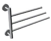 Смеситель для ванны Migliore Lady хром/золото