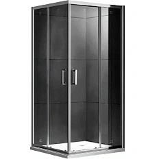 Душевой уголок Gemy Victoria 80х80 см стекло прозрачное