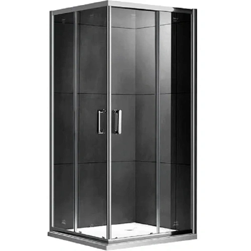 Душевой уголок Gemy Victoria 80х80 см стекло прозрачное - фото 1