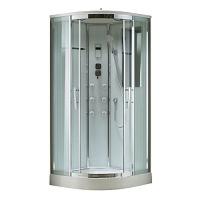 Душевая кабина Black&White Galaxy G5501 100x100 см профиль хром