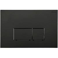 Клавиша смыва Black&White Universe черная матовая