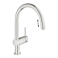 Смеситель для кухни, суперсталь, Grohe Minta 32918DC0