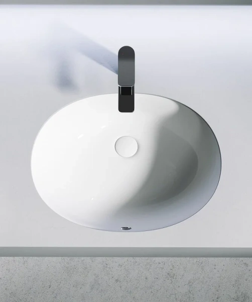 Раковина Ceramica Nova Element 52 см встраиваемая CN6076 (детальная фотография), круглой формы