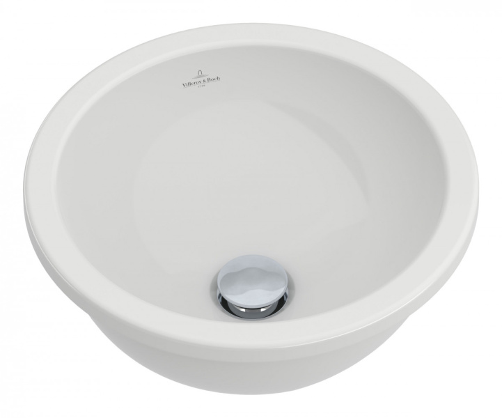 Раковина встраиваемая Villeroy & Boch Loop & Friends 39 см альпийский белый с покрытием CeramicPlus 614039R1 (детальная фотография)