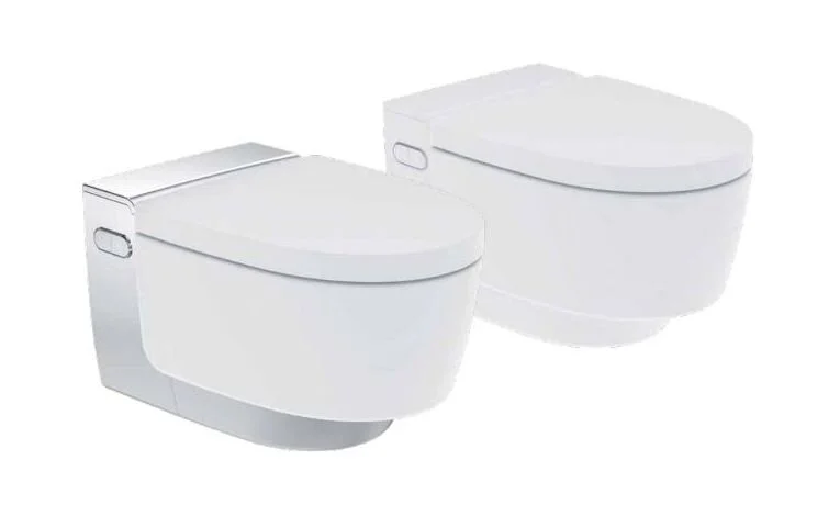 Унитаз-биде, белый, Geberit AquaClean Mera Classic 146.204.11.1 (детальная фотография), встраиваемые