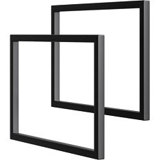 Ножки для тумбы Aqwella Fargo 38 см черные