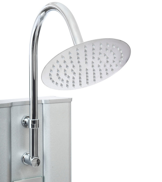 Душевая панель River 10 хром RIVER 10 (детальная фотография), настенные, угловые