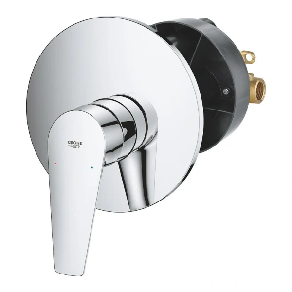 Смеситель для душа Grohe BauEdge хром 29078001 (детальная фотография), скрытого монтажа, встраиваемые в стену