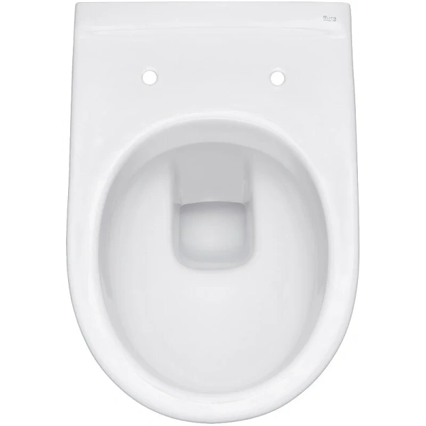 Унитаз с инсталляцией Roca Victoria безободковый с крышкой 346393+ZRU80139+111.300 (детальная фотография), с инсталляцией index_2