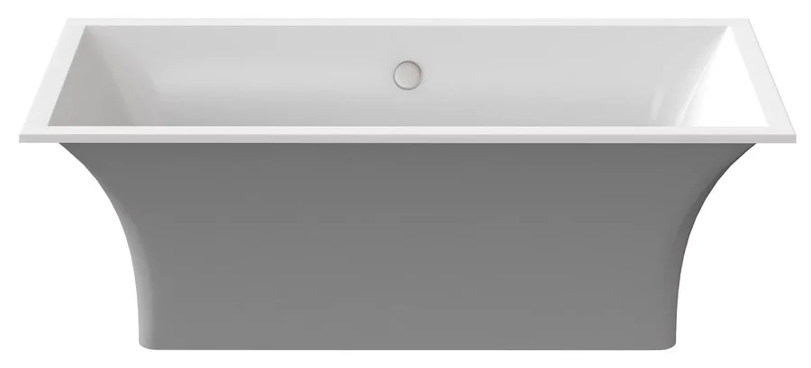 Ванна из искусственного камня Good Door Мадрид 170 x 80 см, серый, ВА00007 (детальная фотография), искусственный камень