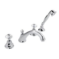 Смеситель для ванны, ручка 15 Crystal Handle, Nicolazzi Teide 1904