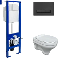 Унитаз с инсталляцией BERGES сидение дюропласт