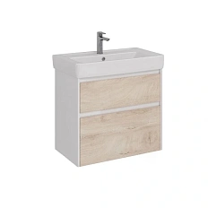 Тумба с раковиной Lemark Combi LM03C80T 80 см направляющие с доводчиком