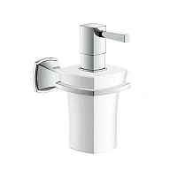 Дозатор жидкого мыла для ванной, хром, Grohe Grandera 40627000