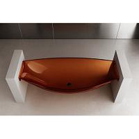 Ванна из полиэфирной смолы Abber Kristall 180x80 см коричневая
