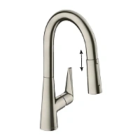 Смеситель для кухни Hansgrohe Talis сталь