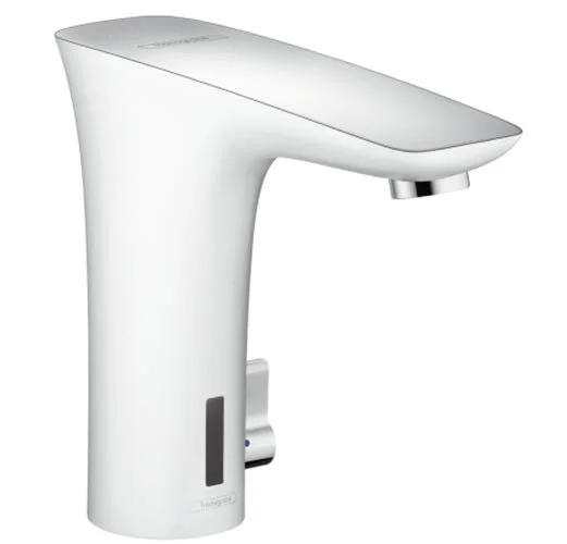 Смеситель для раковины бесконтактный Hansgrohe PuraVida 15170 (детальная фотография), хром