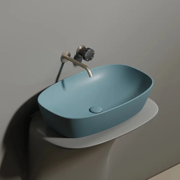 Раковина Ceramica Nova Element 60 см зеленая CN6049MLG (детальная фотография), 60 см