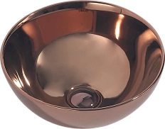 Раковина Abber Bequem 32 см розовое золото