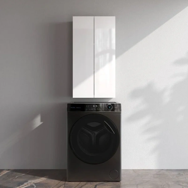 Шкаф подвесной Am.Pm X-Joy 50 см с двумя распашными дверками M85CHX0502WG (детальная фотография), белые