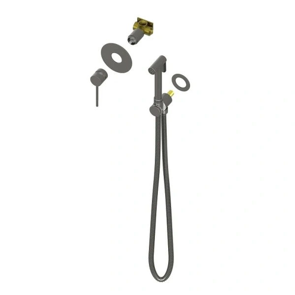 Гигиенический душ со смесителем Timo Saona черное золото 2389/18SM (детальная фотография), другие