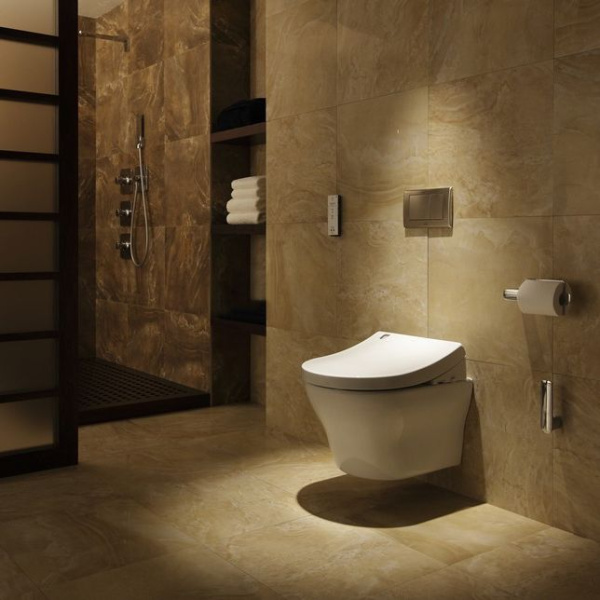 Унитаз подвесной TOTO MH Tornado Flush белый CW162Y#XW (детальная фотография), безободковые, с антивсплеском