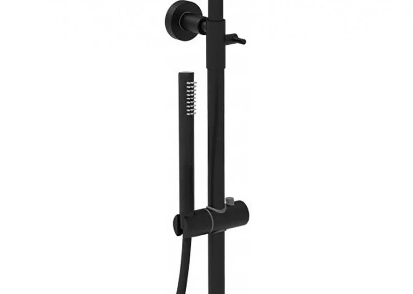 Душевая стойка Paffoni Blu черная ZCOL632NO (детальная фотография), черные