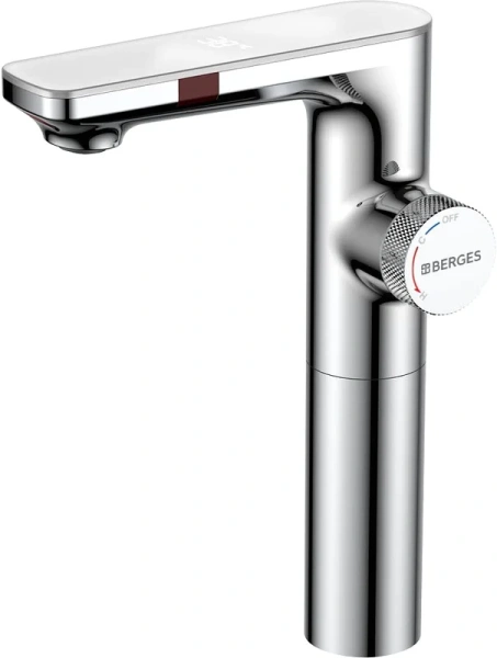 Смеситель для раковины BERGES Morans 07600 сенсорный (детальная фотография), современные, hi-tech
