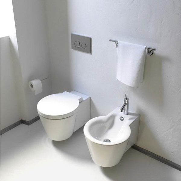 Унитаз подвесной Duravit Starck 1 0210090064 (детальная фотография), подвесные