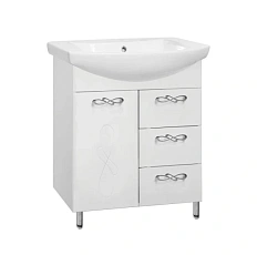 Тумба под раковину напольная Style Line Венеция 60 см белая
