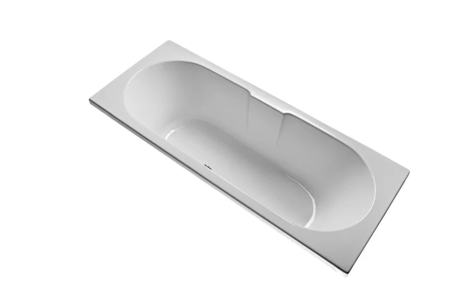 Акриловая ванна Eurolux Сибарис E1017070033, 170 х 70 см, белая (детальная фотография), прямоугольные
