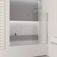 Шторка для ванны RGW Screens SC-052 70x150 см прозрачное стекло