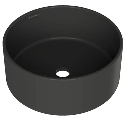 Раковина Aqueduto ESPIRAL 40 см черная матовая - фото 3