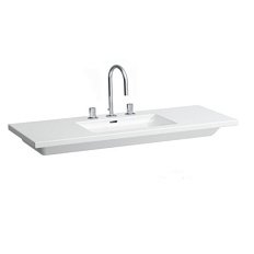 Раковина Laufen Living 130 см с 3 отверстиями для смесителя